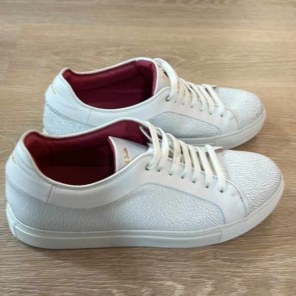 Paul Smith White Sneakers sz 9/43- only worn 2 times - Picture 3 of 6